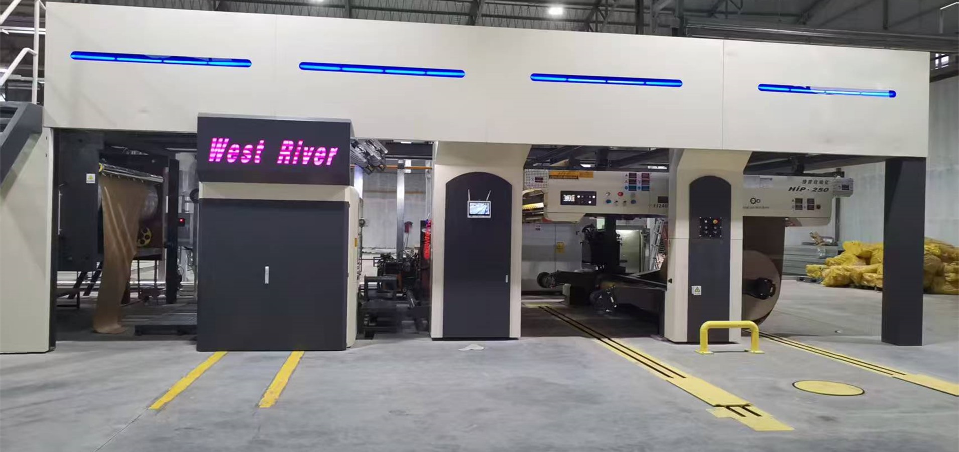 Smart 5.0 Beckhoff Control 5ply corrugated line for cardboard making